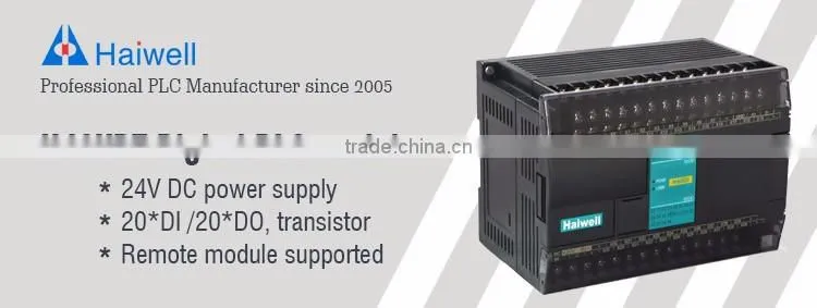 Haiwell H40XDT 40points digital expansion module for PLC motion control