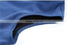Causal Style Outdoor High Collar man Blue Polar Fleece Vest