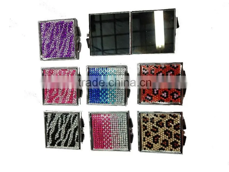 Yiwu Cheap Wholesale Crystal comestic mirror