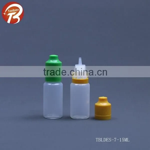 5ml 10ml 15ml 20ml 30ml 50ml 100ml pe anti-theft e liquid bottles