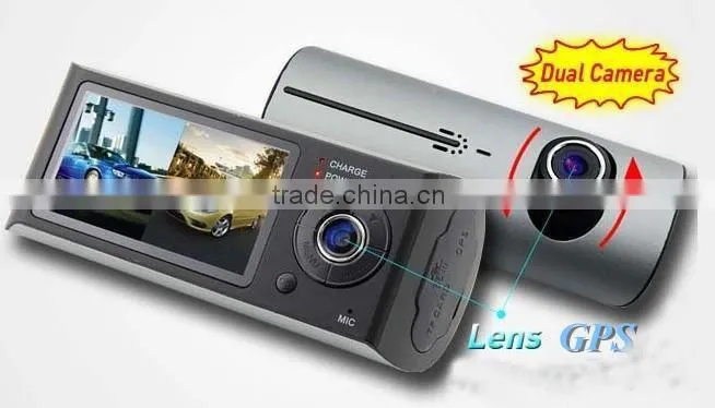 2015 NEW mini X3000 R300 HD 720P GPS Cam Video Camcorder Car Camera Recorder DVR 2.7" LCD Dual G sensor Car dvr in stock 002876