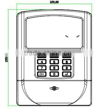 Single Phase STS Split Keypad Prepaid Energy meter with wireless CIU/UIU