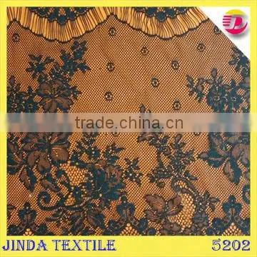 Fashional special design wide fancy chantilly lace fabric for women dress