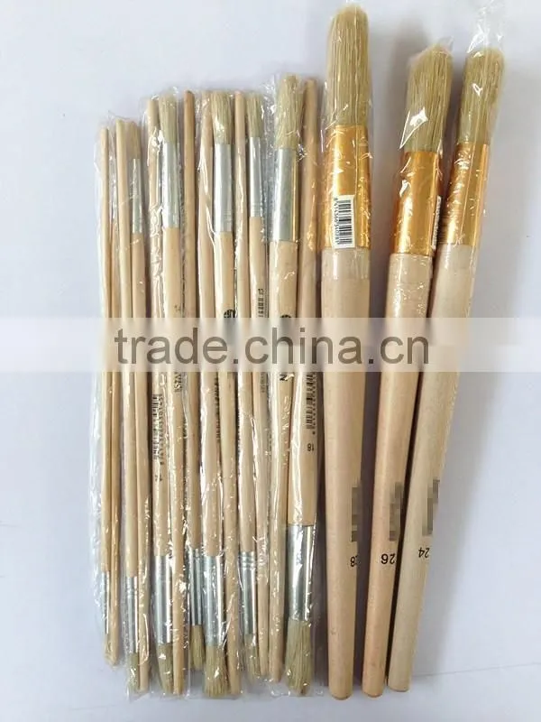Hot sale round pattern art brush paint brush oval brush