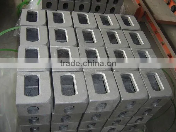Primer coating 20ft 40ft container corner blocks