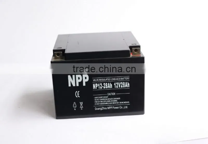 NPP12v50ah rechargeable lead acid battery