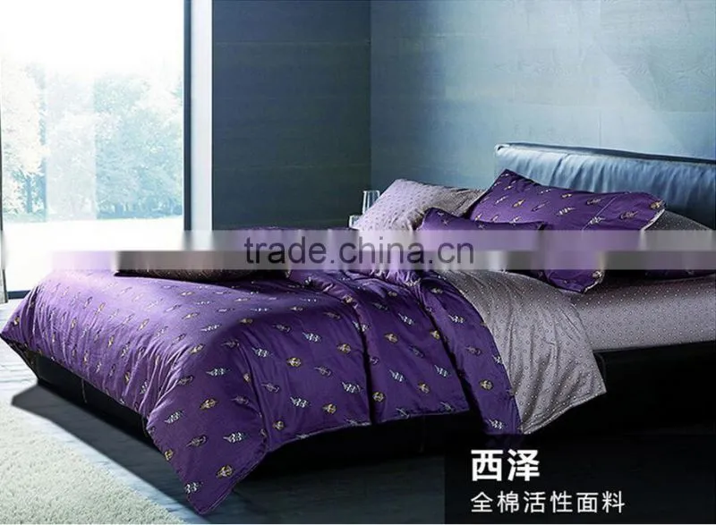 luxury brand printed bedding set