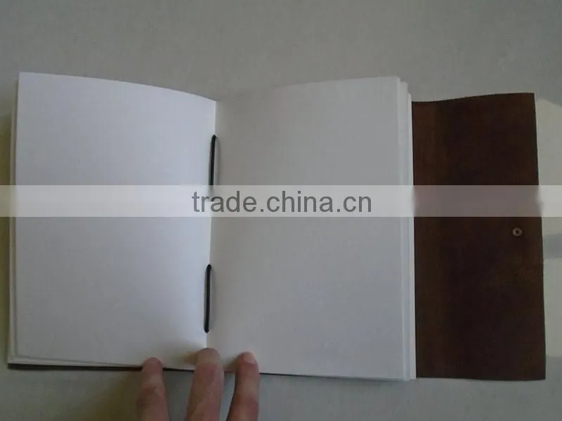 Handmade Journal Diary with 200 Blank Pages Genuine Leather Notebook