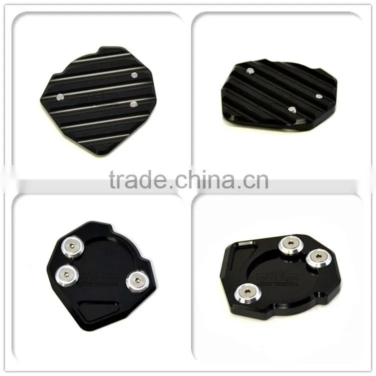 BJ-SSE-KT001 Motorcycle Parts CNC Aluminum Black Sidestand kickstand enlarger pad for KTM DUKE 125/200/390