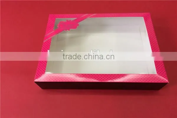 pvc window customize and design paper package box with factory price