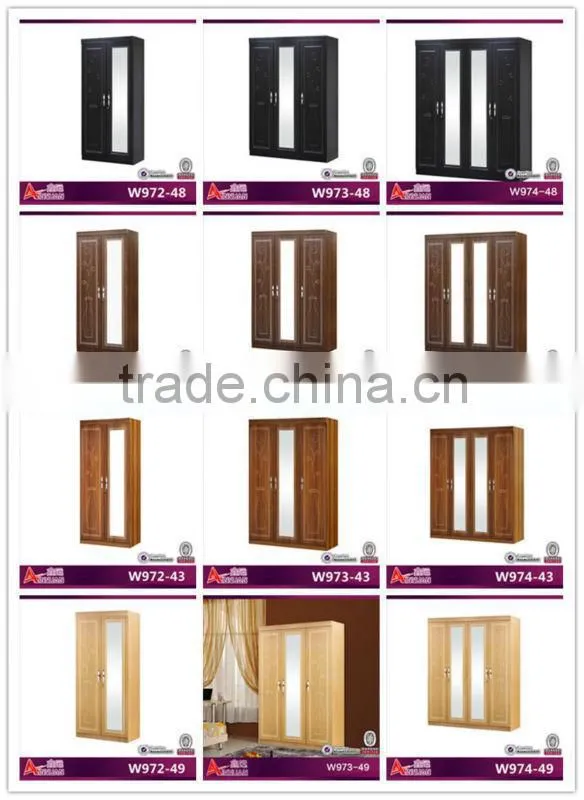 W883A-51fashion girls bedroom wardrobe wooden jewelry armoire