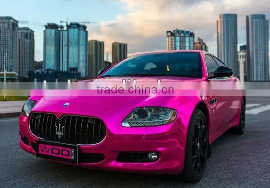 Colored Chrome mirror Car Body Sticker,Chrome Stickers For Cars1.52*30m