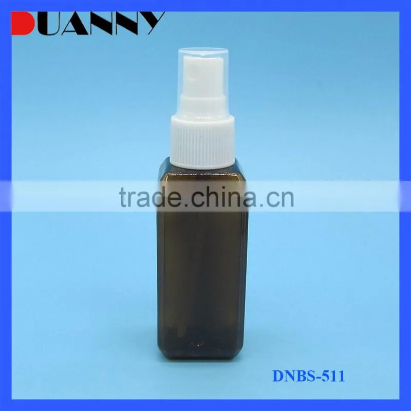 Wholesale Square Shoulder Pet 50Ml Plastic Spray Bottle