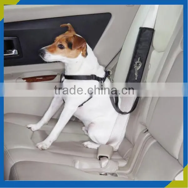 New Pure Color Adjustable Band Car Vehicle Safety Seat Belt Buckle Cat Dogs Pet