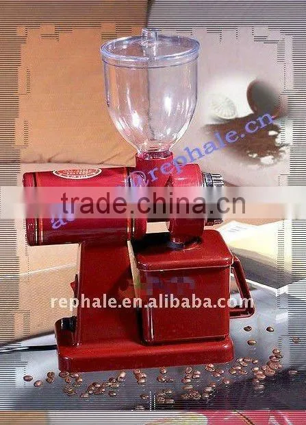 red, light weight, easy to operate coffee grinding machine