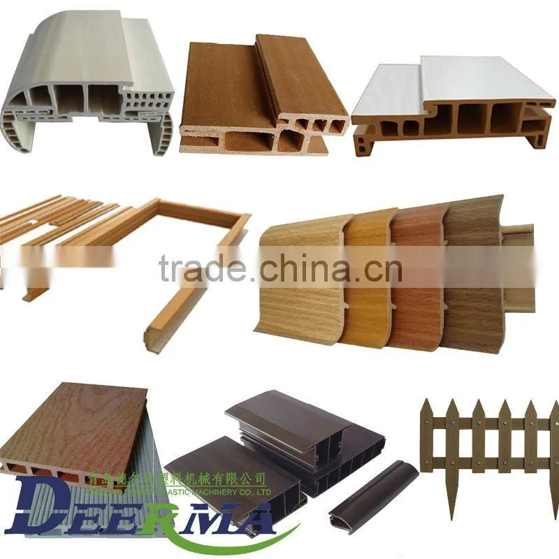 Eco-friendly WPC wood plastic profile WPC roofing tiles extrusion machine