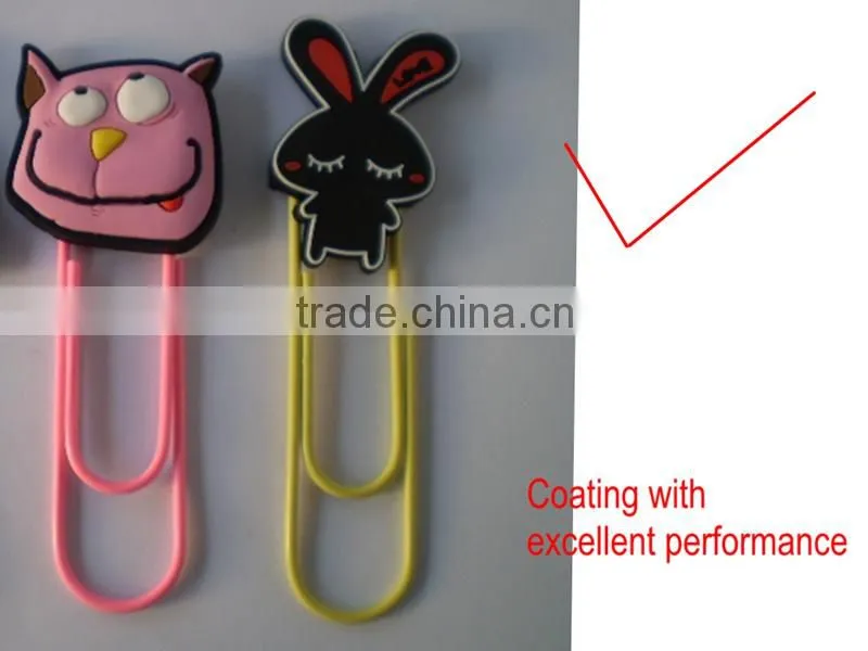 Rubber soft pvc christmas paper clip