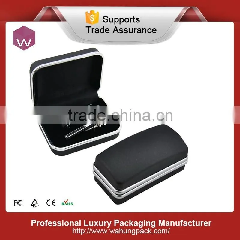 Small gift pack boxes metal cufflink box