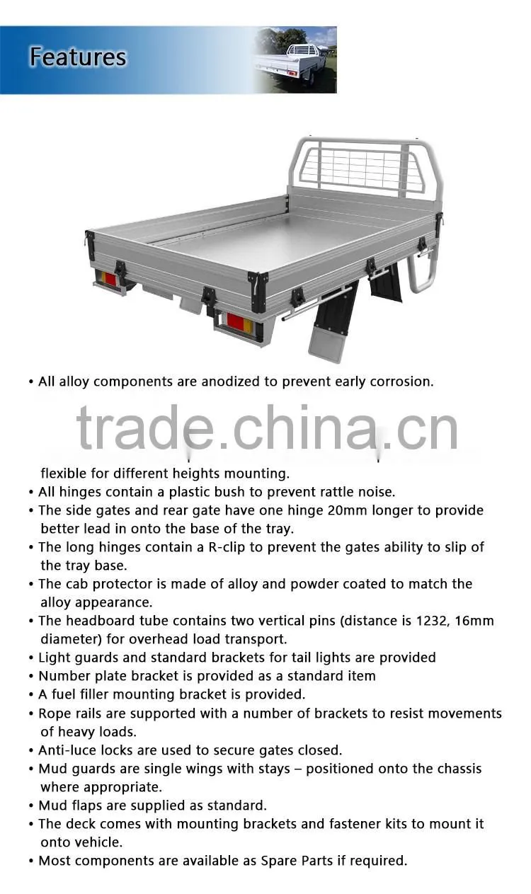 Custom Ute Tray For Pickup Truck For Sale