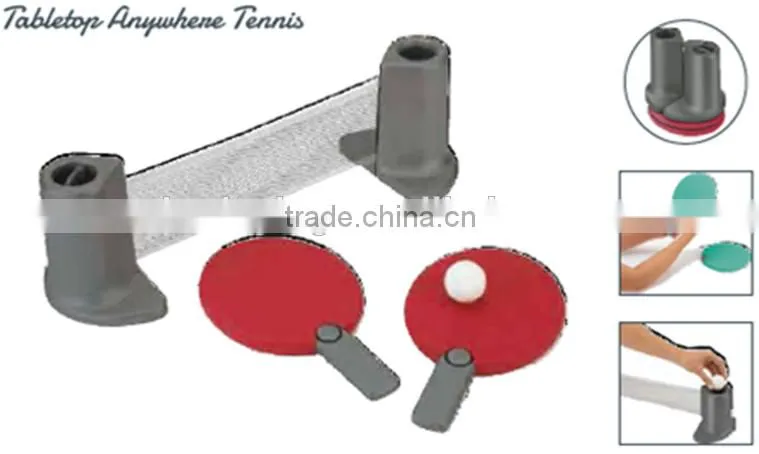 NEW 2016 Portable Table Tennis Set Hign quality Adjustable Tabletop Tennis Sport equipment