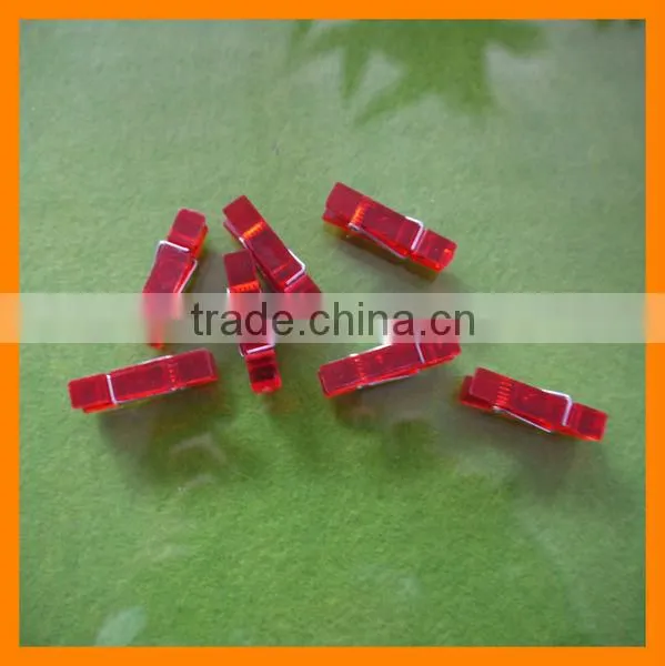 Silver Electroplate Plastic Clip