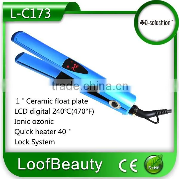 Top Quality New Design Digital display 230C/450F Hot Selling Hair Straightener