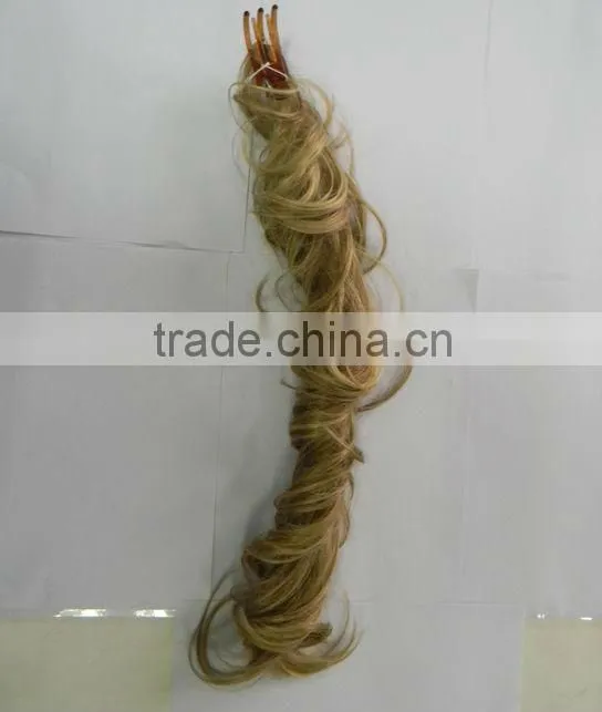 single clip in curly hair extension
