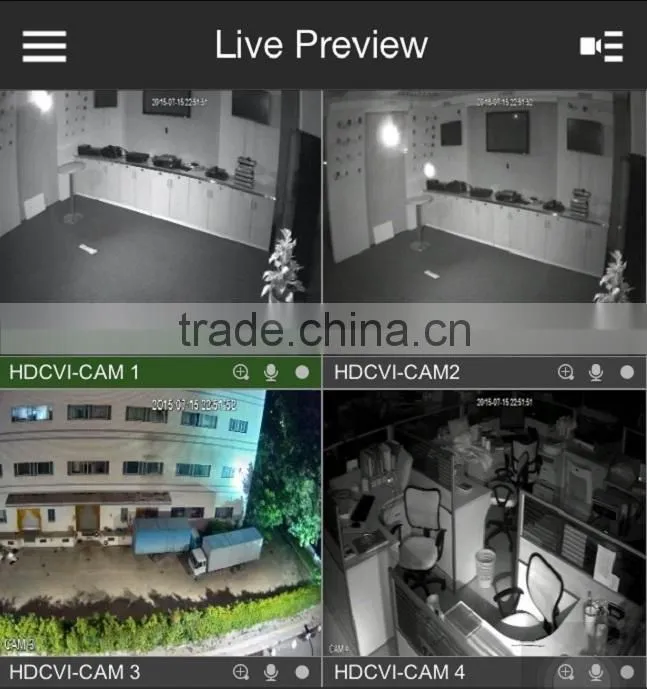 Shenzhen Factory origin Full color night vision Star light HD TVI Camera