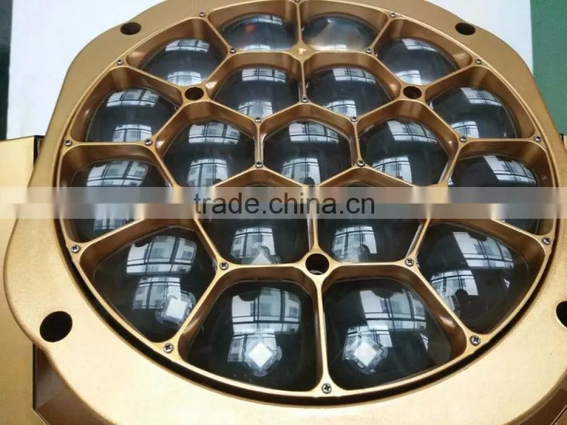 China New Bee Eye 19pcs*15w Zoom Moving Head Led Beam Light, 19pcs Rgbw 4In1 Zoom Wash Big Bee Eyes Stage Moving Head Light