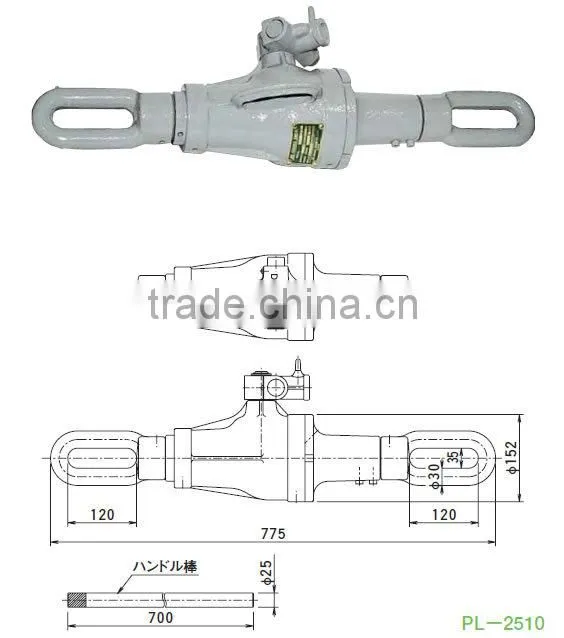 Japanese and Durable power screw lift jack mechanical jack with screw structure made in Japan