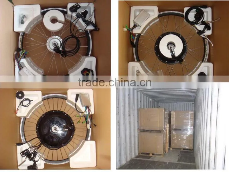 rear wheel electric bike conversion kit with freewheel