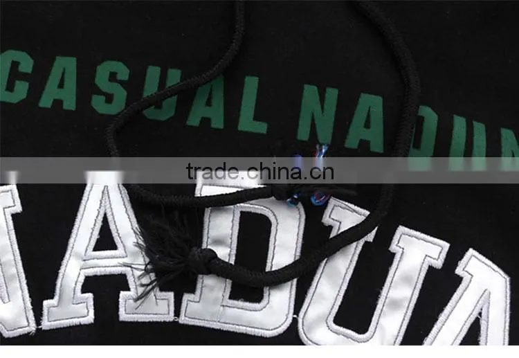 The new large size men's fleece spot round collar for youth popular hoodies