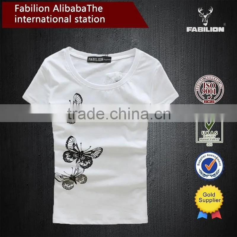 Literary style restoring ancient ways of cotton print little girl of OEM t-shirts in London