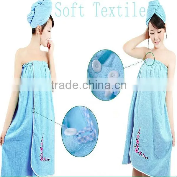 MICROFIBER SHOWER WRAP TOWEL BATH SKIRT BATH ROBE