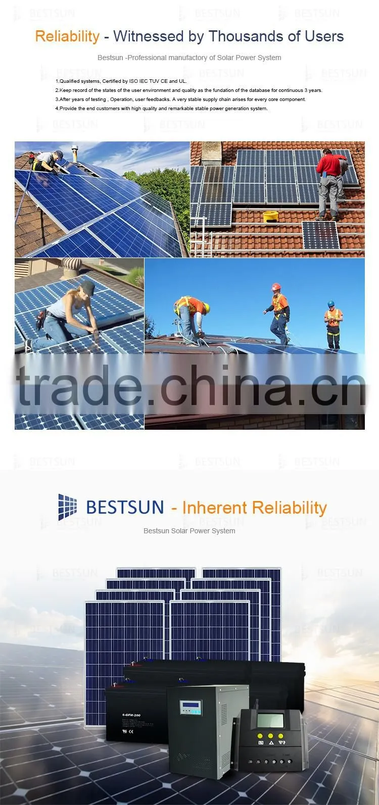 off-grid 3kw home solar system solar generator 5000 watt whole house solar power system TY085B