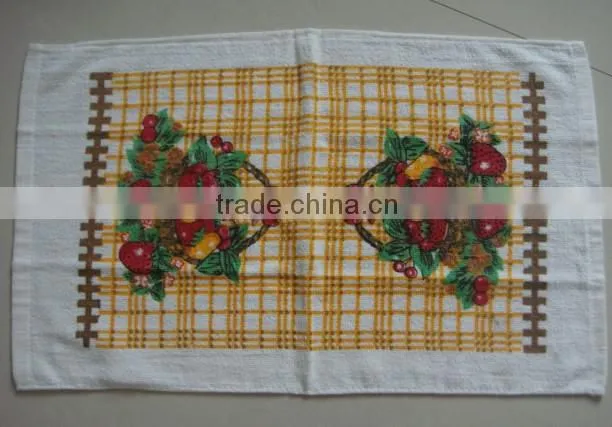 100% cotton reactive printing stock tea towel wholesales