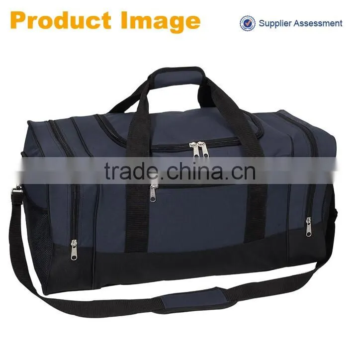 2016 China new large capacity colorful polyester traveling bag