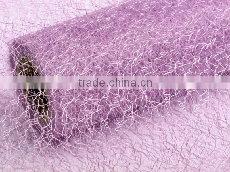 Decorative Fibre Net Roll for wrapping flowers and decorations