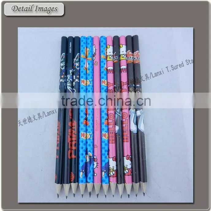 Wooden Cartoon HB Pencil