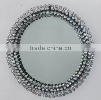100720EA-acrylic diamond framed mirror