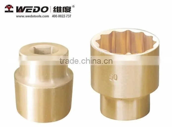 high quality non sparking 3/8" Socket, spark free, spark resistant, explosion-proof, ATEX approved