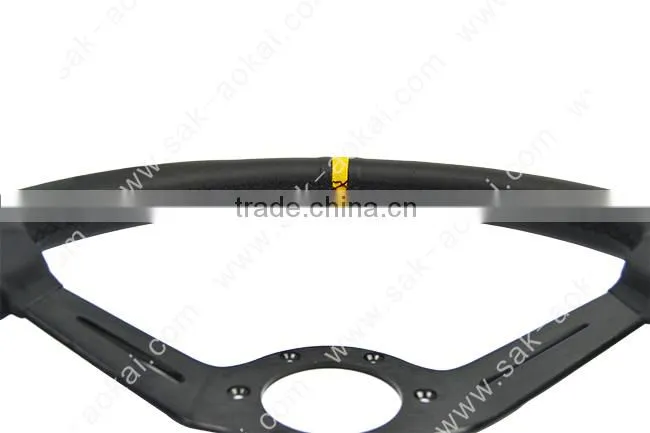 microfiber PU leather auto steering wheel
