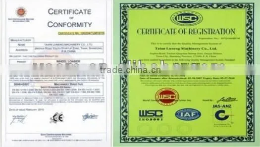 XSCM road construction equipment zl30 wheel loader with ce