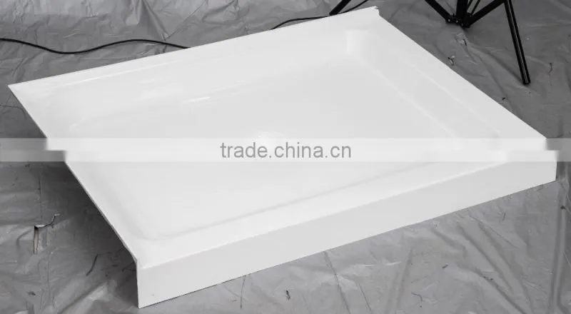 cupc tile flange shower base, bath tray,acrylic shower base
