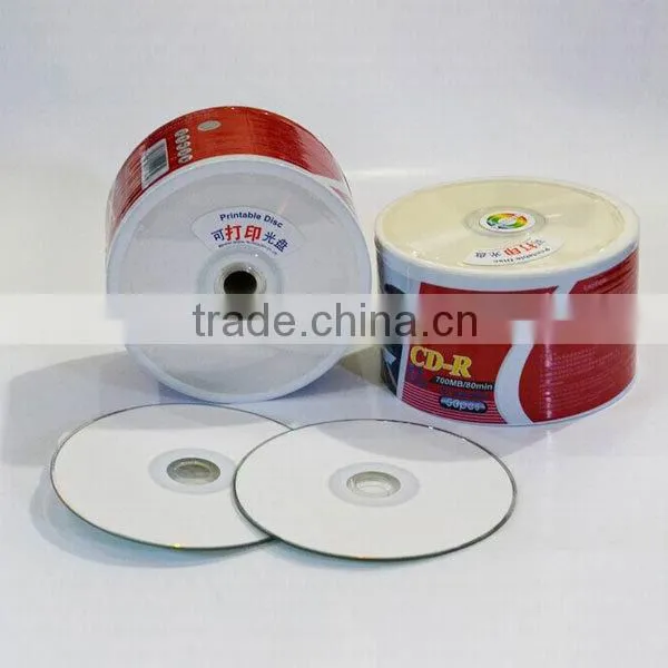 CD-R Full face Printable Grade A 52x OEM guangzhou factory