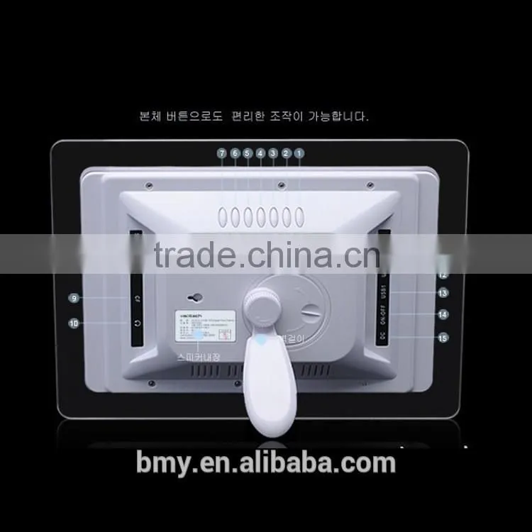 Digital photo frame factory supply 10.1 inch advertising machine 1024*600 support built in battery