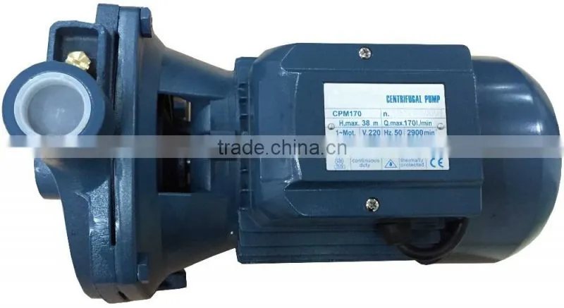 CPM170 Cheapest electric centrifugal water pump 1.5hp