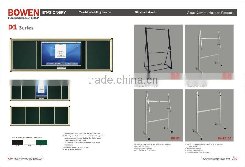 2016 Good and Hot sale Whiteboard Easel, Flip Chart Stand V1# + E4