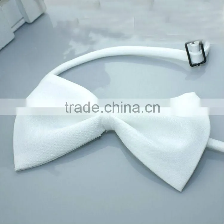 2013fashion design 100%silk self bow tie wholesale