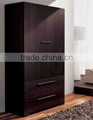 Bedroom set wardrobe oak wenge color